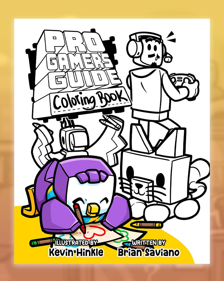 Pro Gamer's Guide to Coloring Activity Book product image (1)