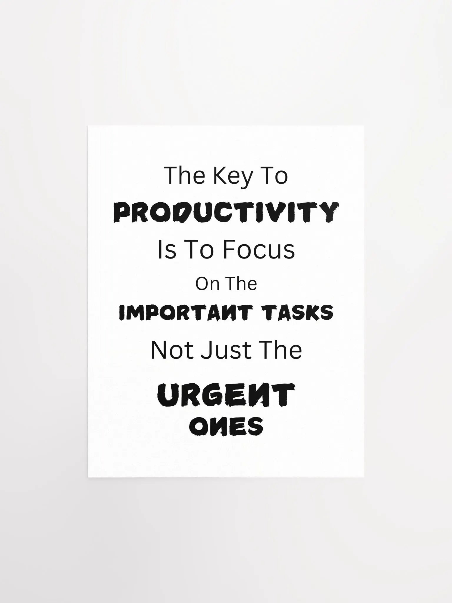 Productivity Focus Motivational Poster product image (2)