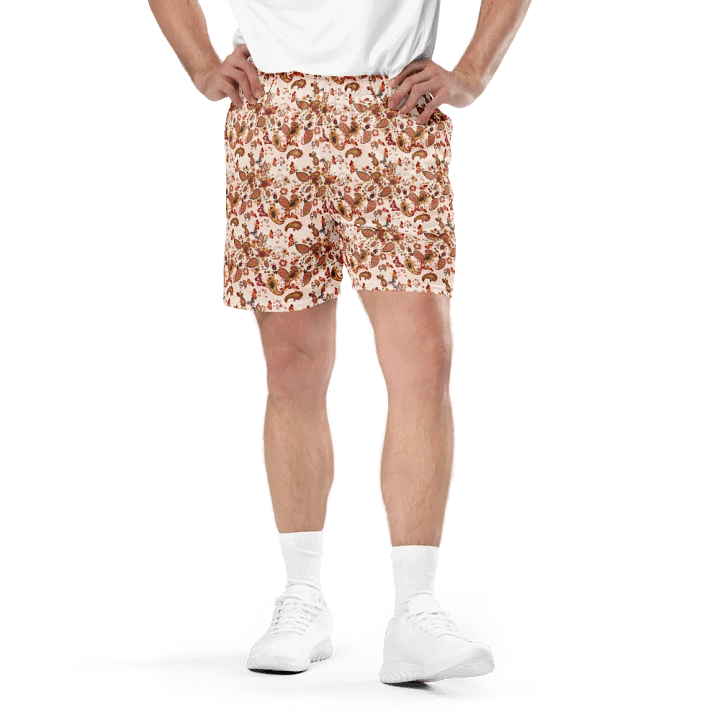 Vintage Velvet Vibes | Recycled Unisex Mesh Shorts product image (2)