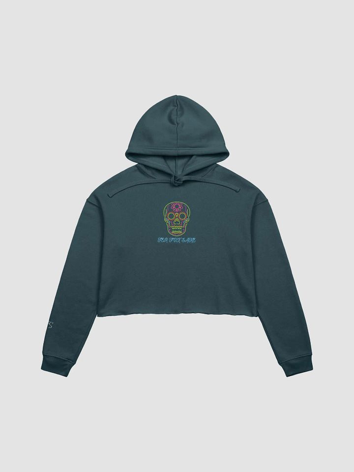 FFS Neon Sugar Skull Cropped Hoodie product image (1)