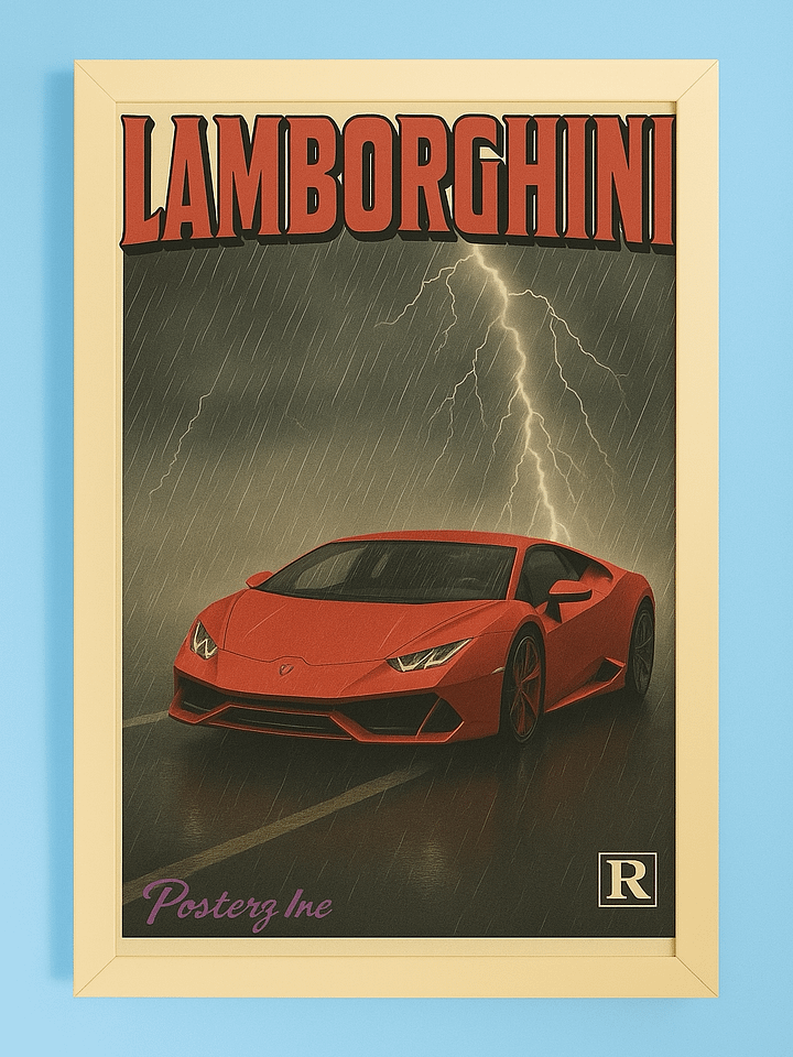 LightingStorm Lambo - Posterz Inc product image (1)