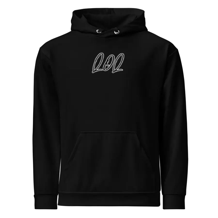 QOQ/Logo Hoodie (Black) product image (1)
