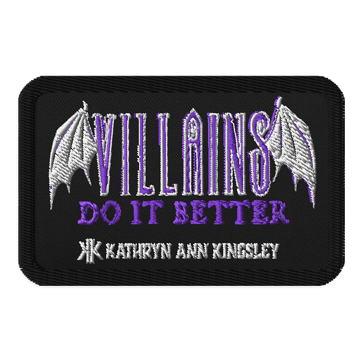Villains Do It Better: Sewn Patch product image (1)