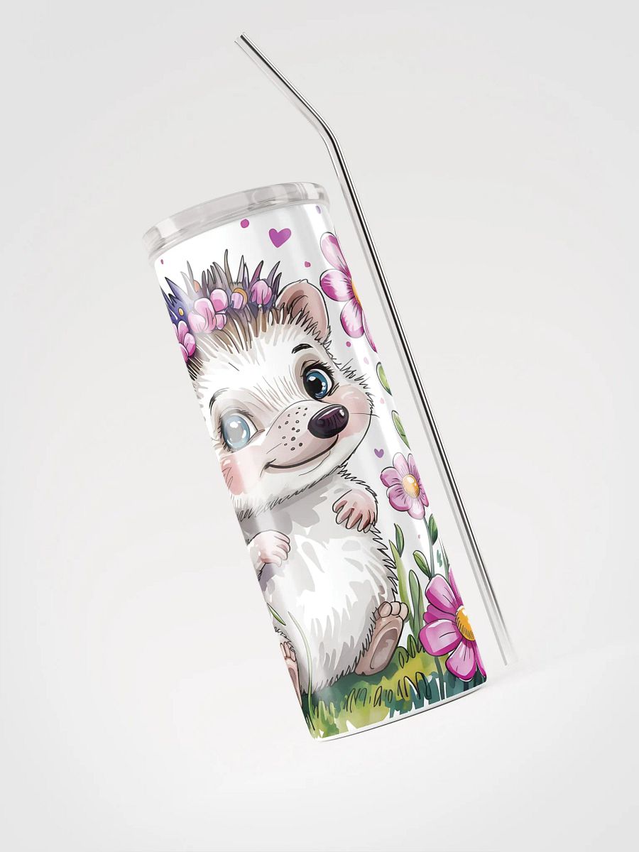 Whimsical Hedgehog Stainless Steel Tumbler product image (4)