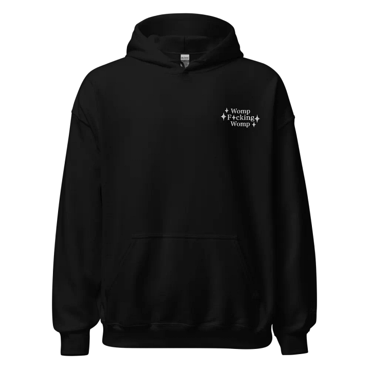 Womp F Womp White embroidery Hoodie product image (1)