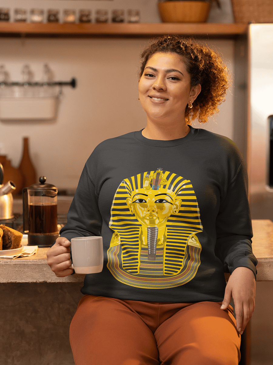 Tutankhamun Mask Printed Classic Sweatshirt product image (1)