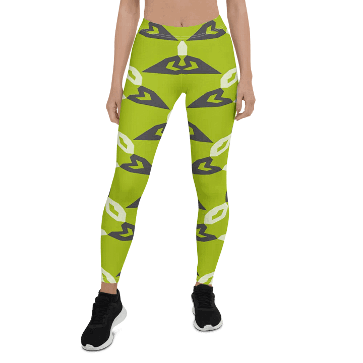 Geometric Symmetry All-Over Leggings product image (1)