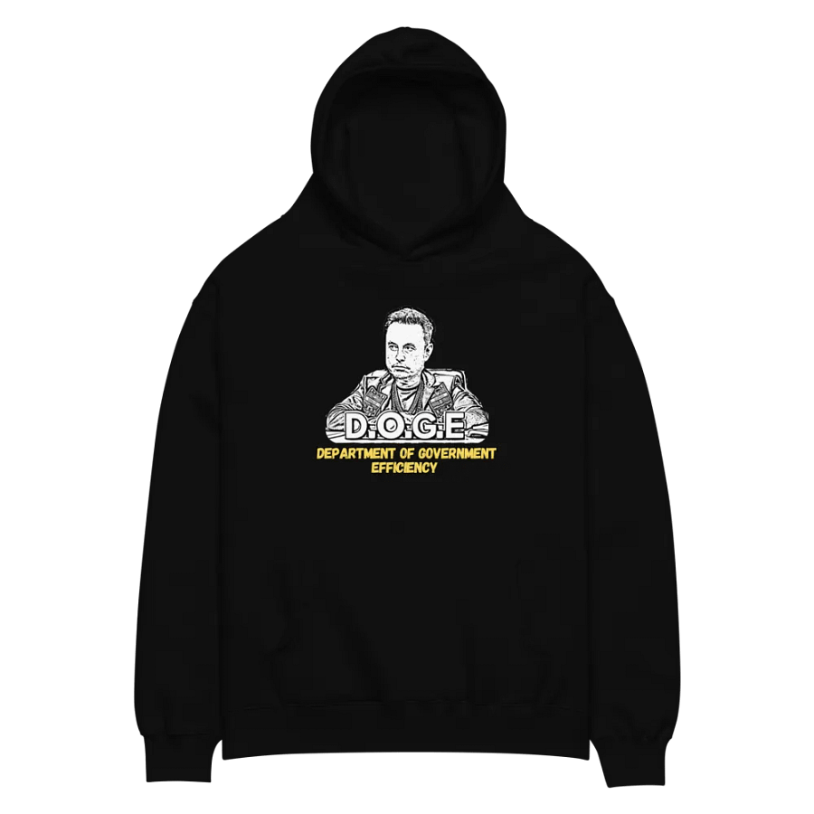Musk D.O.G.E (Drain the swamp) Stylized Oversized Hoodie product image (2)