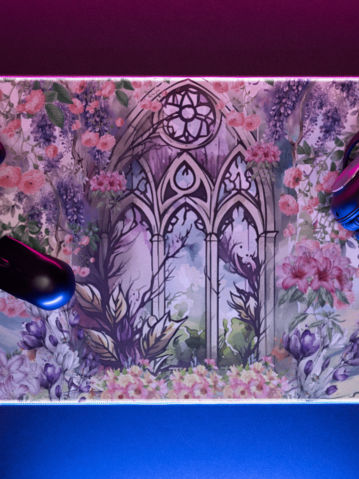 Enchanted Elven Garden Desk Mat product image (1)