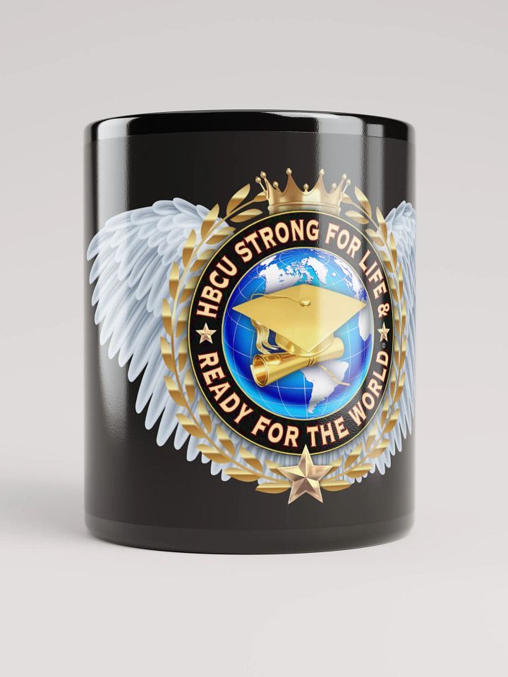 HBCU Strong For Life & Ready for the World Black Mug product image (1)