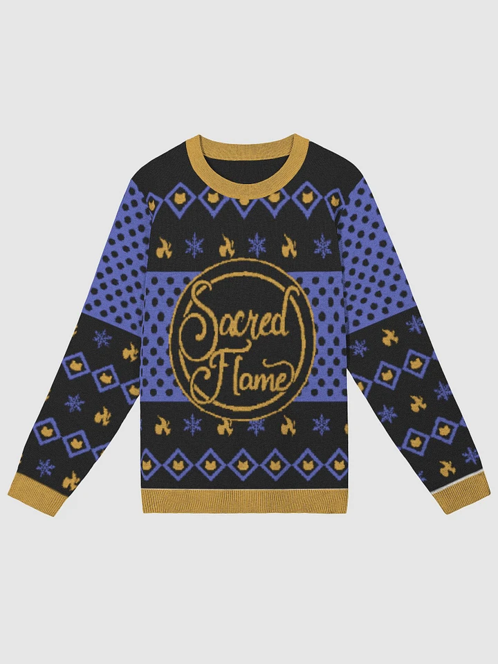 Sacred Flame Ugly Sweater Black product image (3)