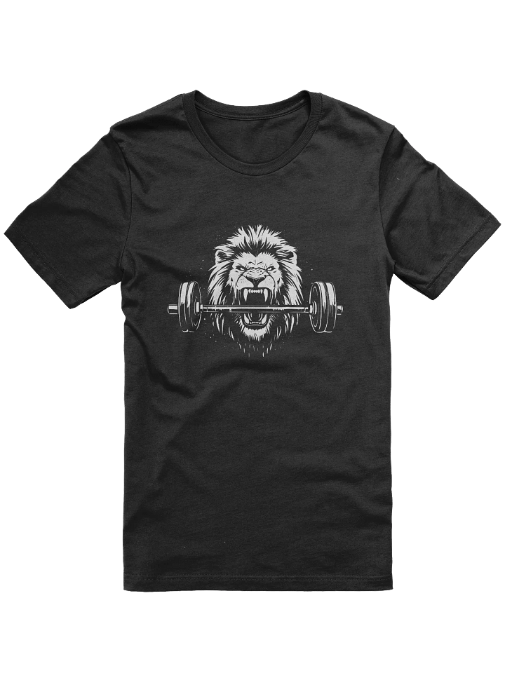 Lion Weightlifting T-Shirt - Gym Motivation Tee product image (1)