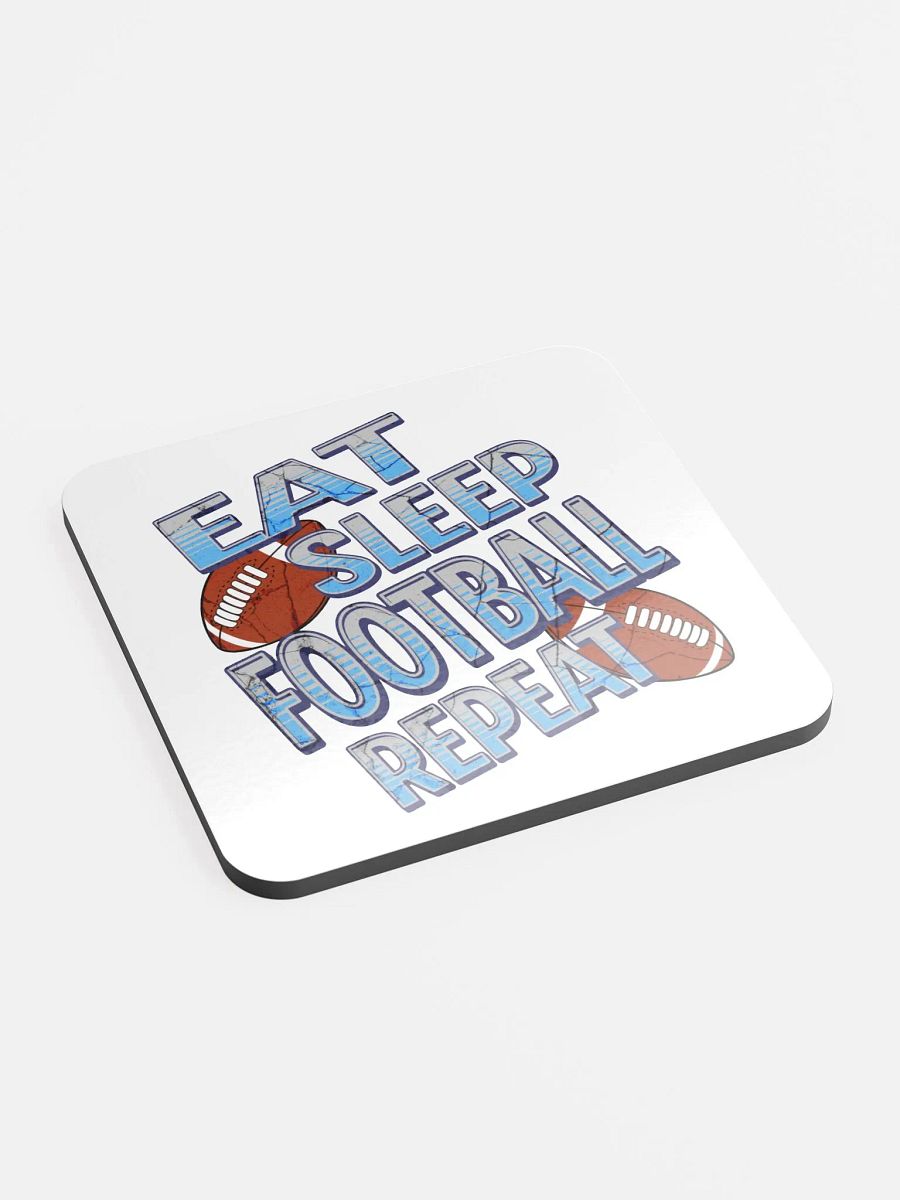 Eat Sleep Football Repeat Glory Cork Coaster product image (2)