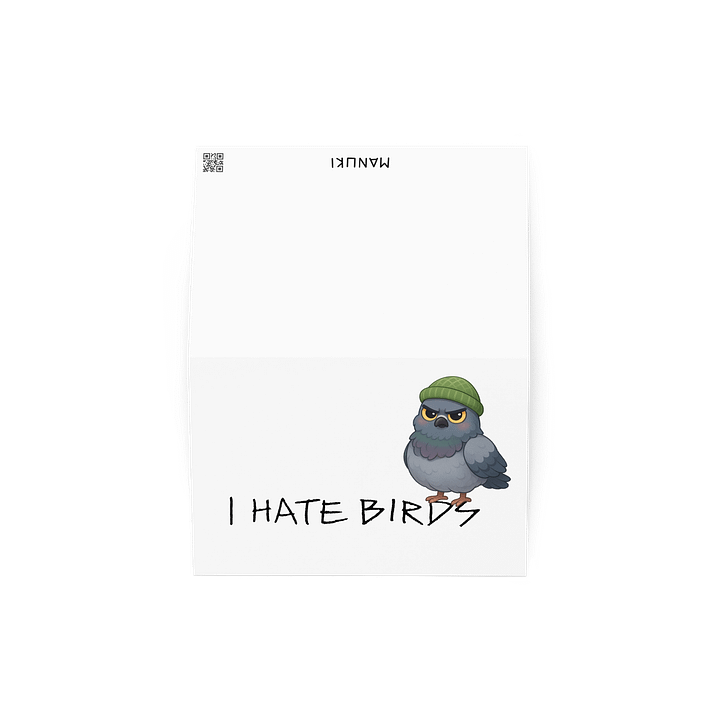 I HATE BIRDS card product image (2)