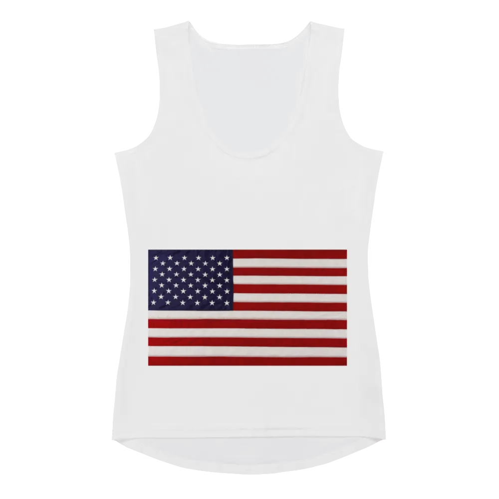 US Flag Womans Premium Vest product image (3)