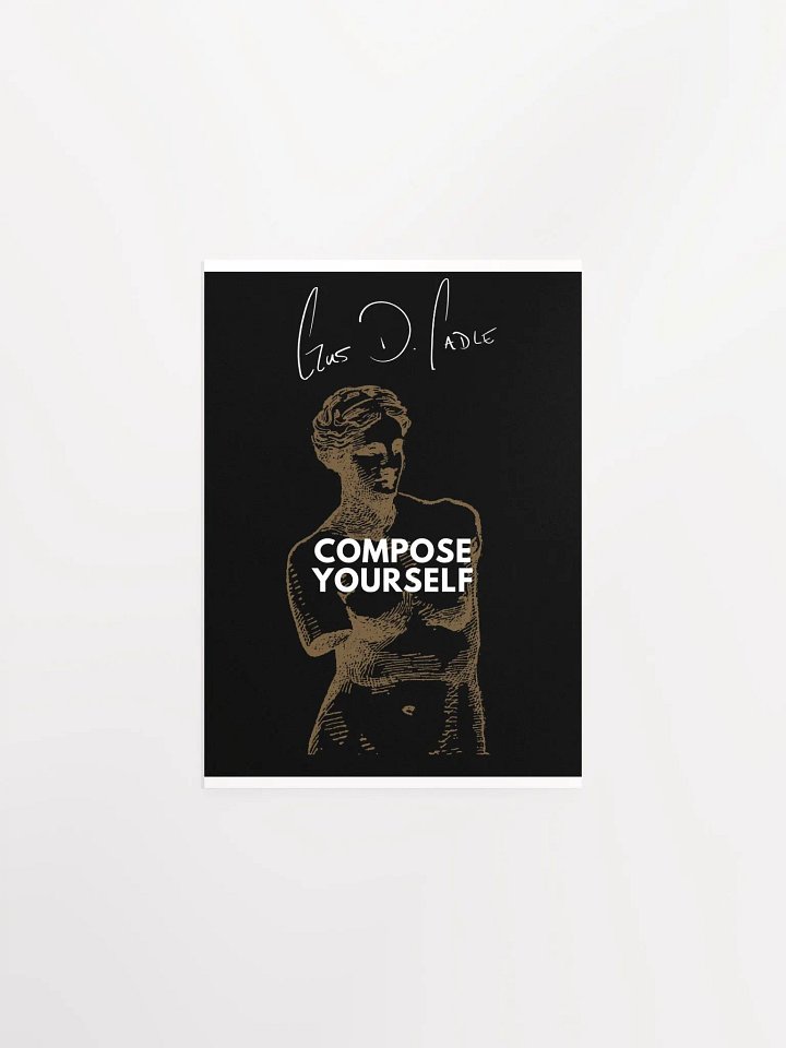 Compose Yourself – Inspirational Music & Mindset Poster product image (1)