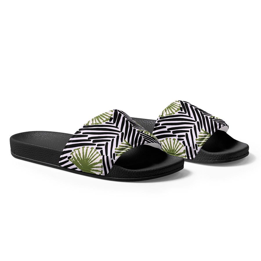 Afrococo Fan Stripes Geometric Women's Slides product image (4)
