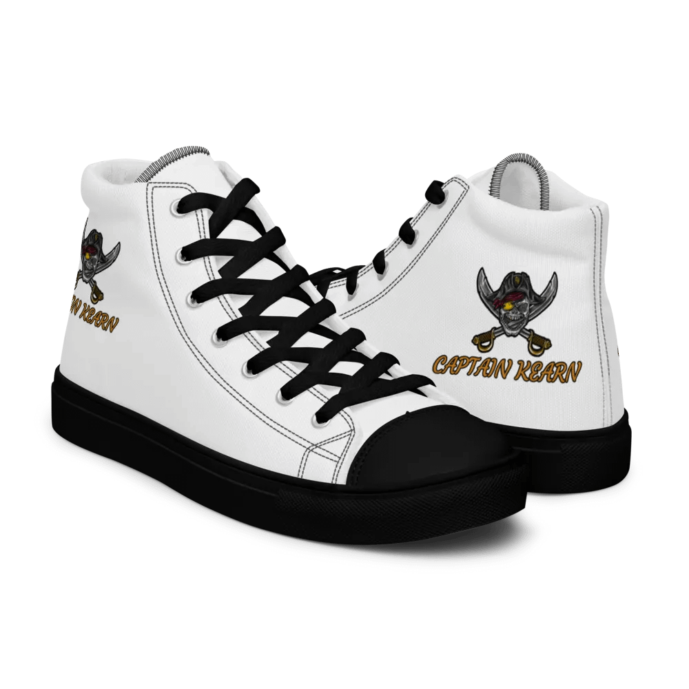 Captain's Skull High Top Canvas Shoes product image (11)