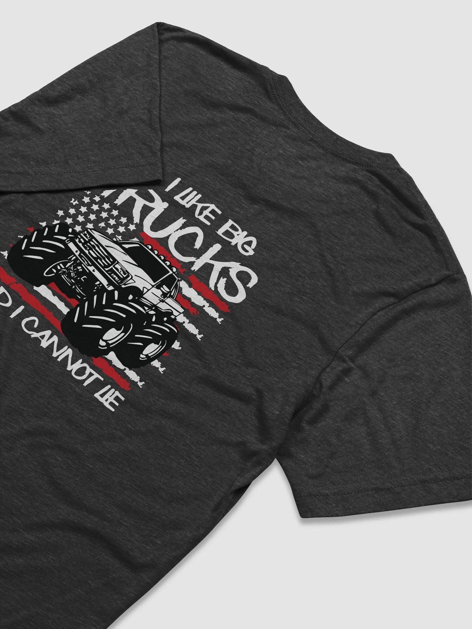 Bella Canvas men's Tshirt Featuring I Like Big Trucks product image (5)