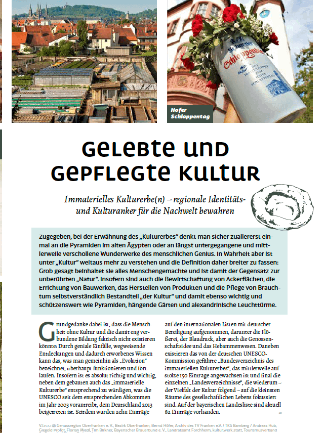 Immaterielles Kulturerbe in Oberfranken product image (1)