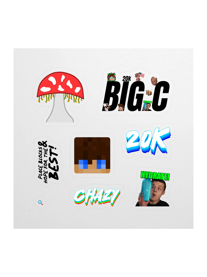 Chazyyyboi Multiverse Sticker Sheet (Limited Edition) product image (1)