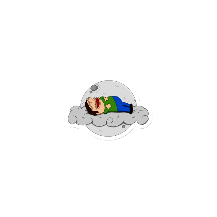 Mijo on Clouds Die-Cut Magnet product image (1)