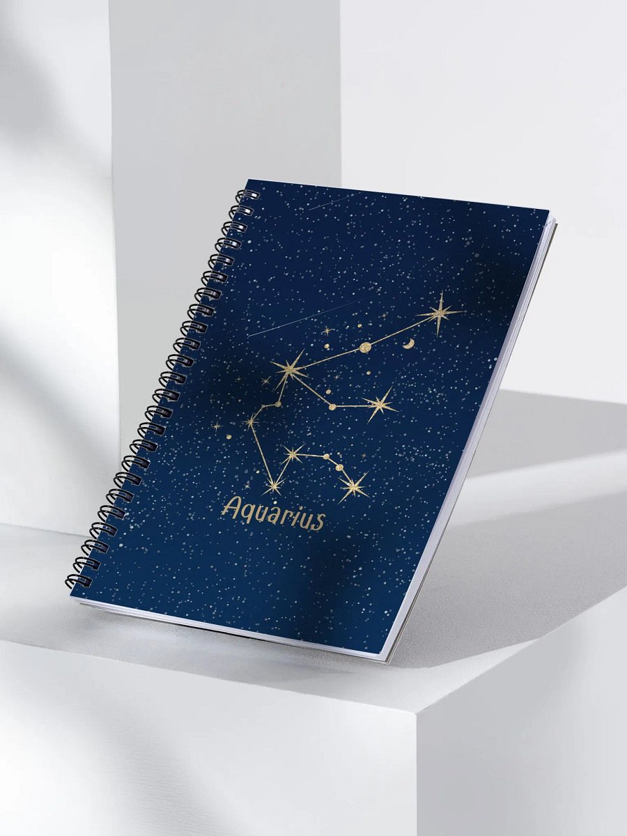 Aquarius Constellation Notebook product image (3)
