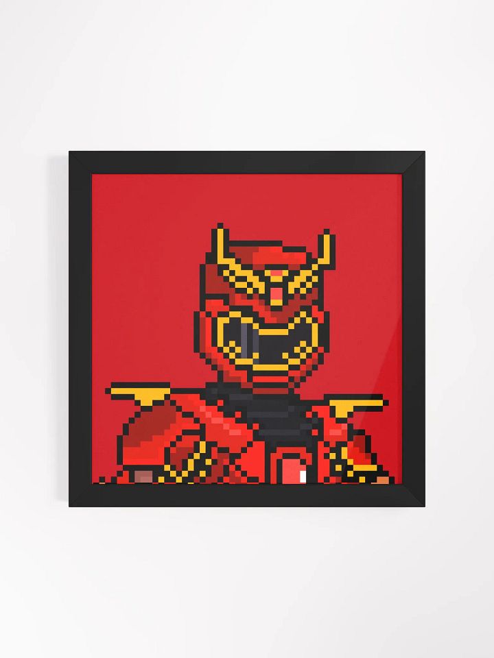 Power Zerp #2163 Squared Red Champion Frame product image (1)