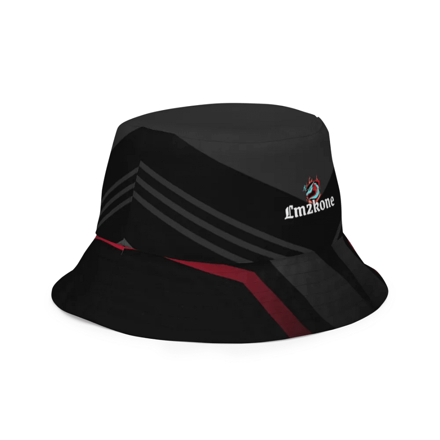 Dynamic Red Abstract - All-Over Bucket Hat product image (12)