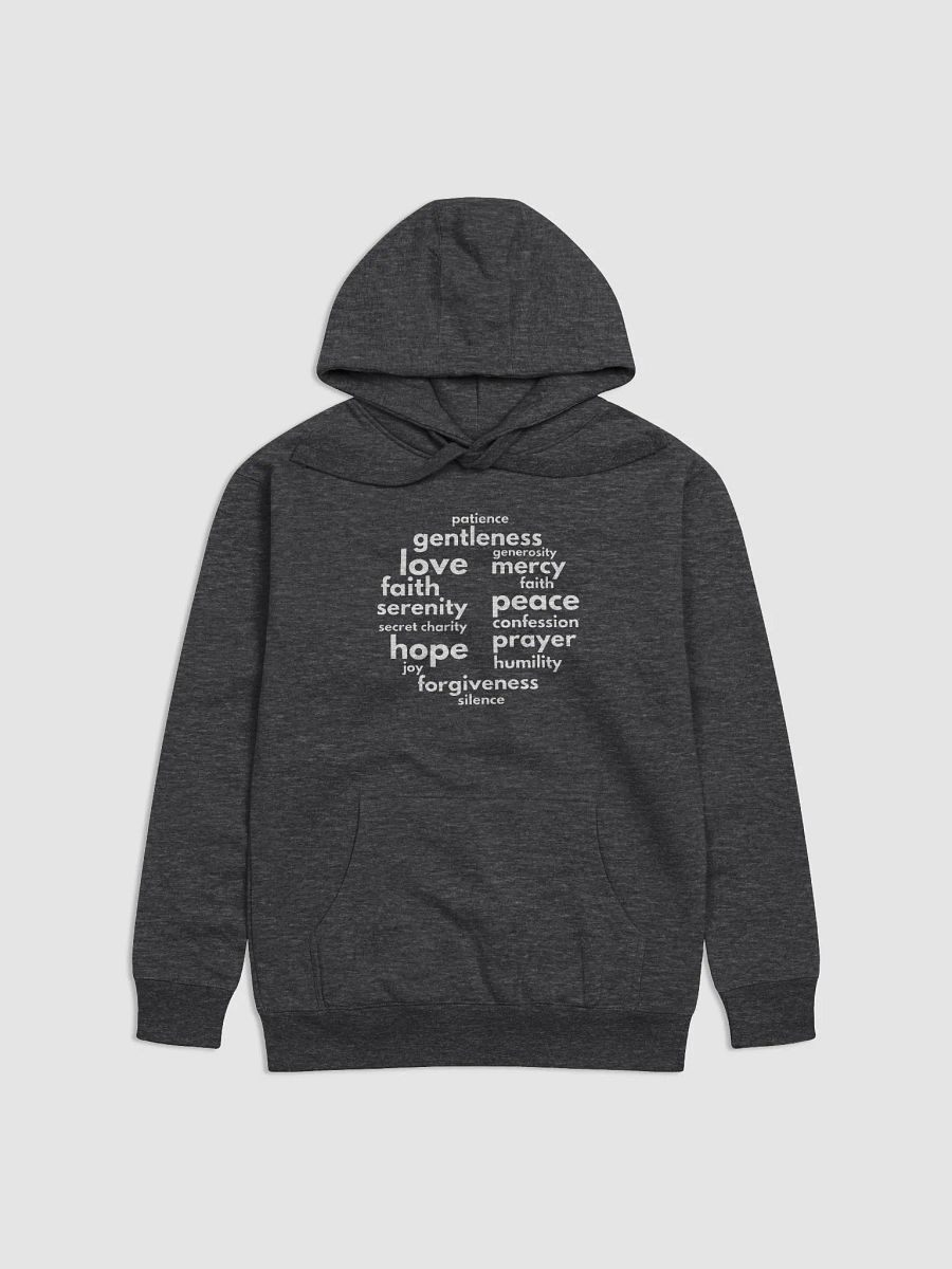 Inspirational Virtues Hoodie with Cross product image (1)