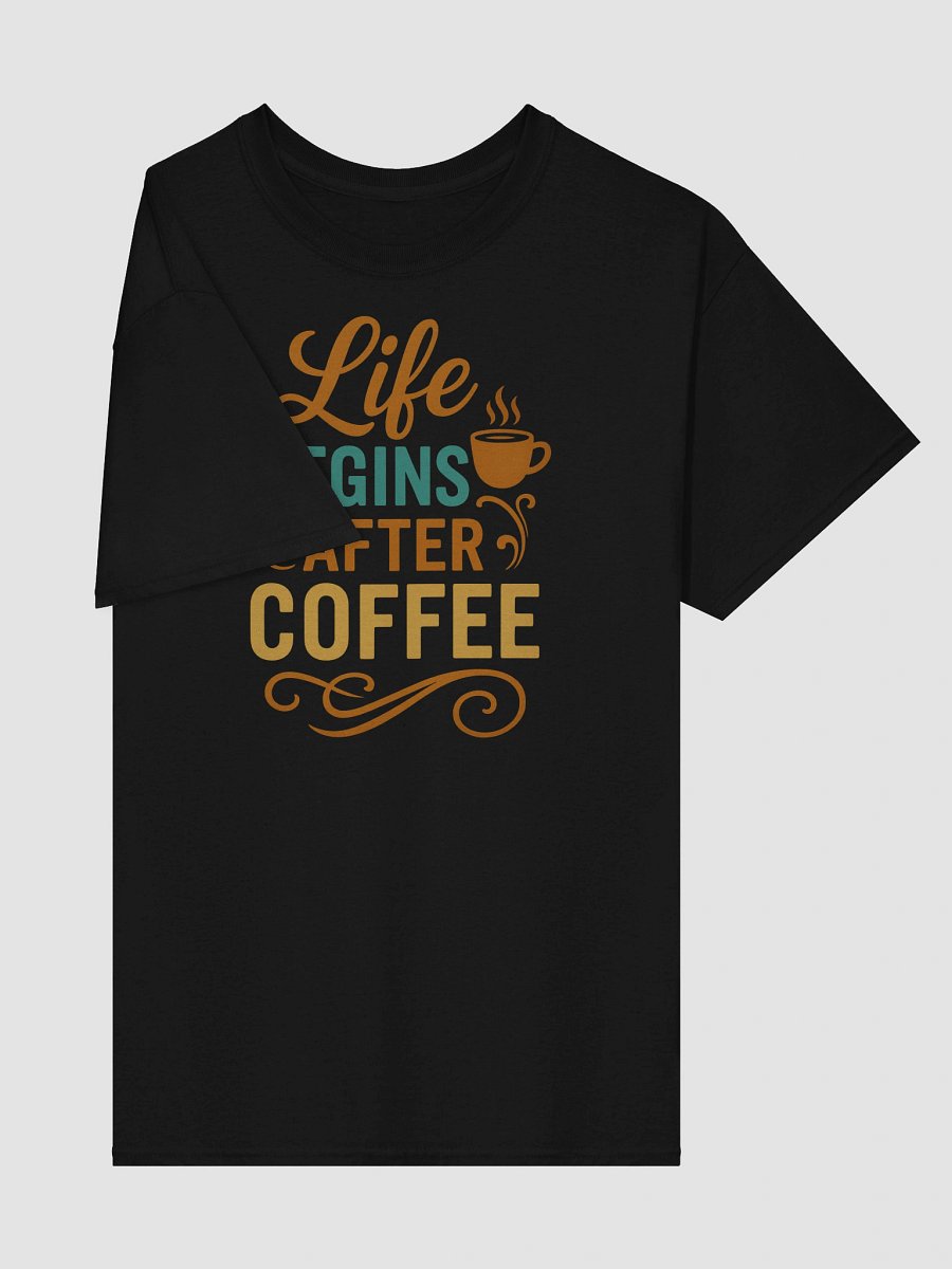 Life Doesn't Start Until Caffeine Hits – Coffee Lover’s Retro Tee product image (34)