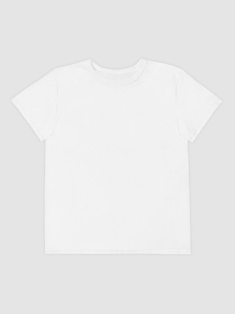 Photo showing All-Over Print Youth Crew Neck T-Shirt