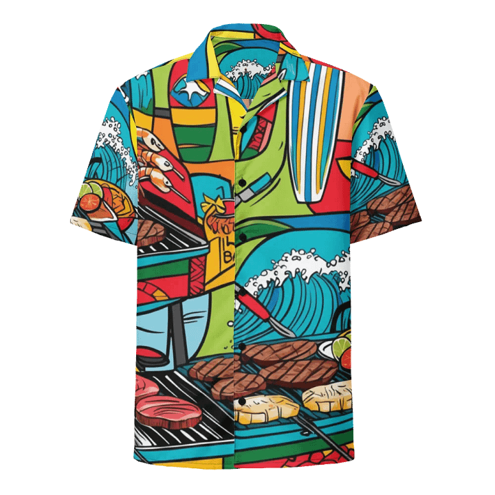 Island Surf & Turf BBQ Paradise Shirt product image (1)