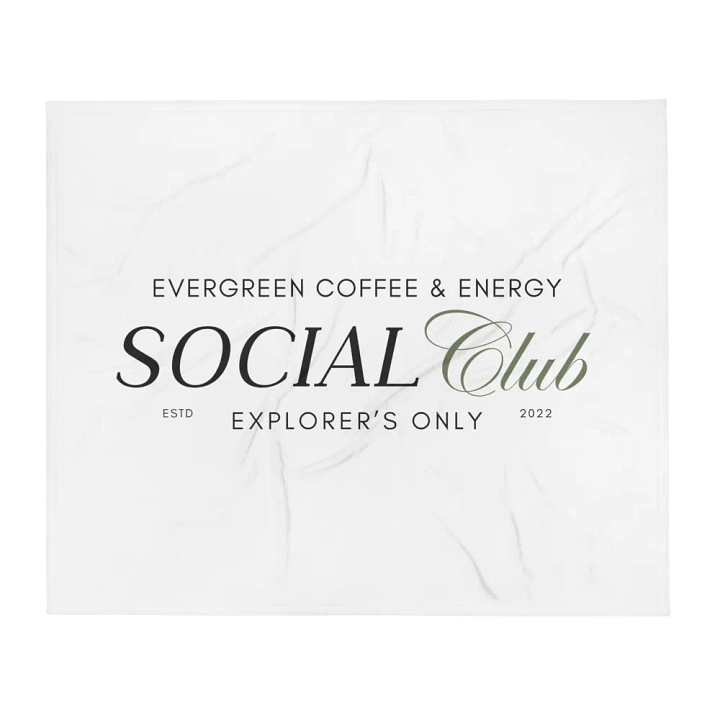 Sip Society | Social Club Throw Blanket product image (2)