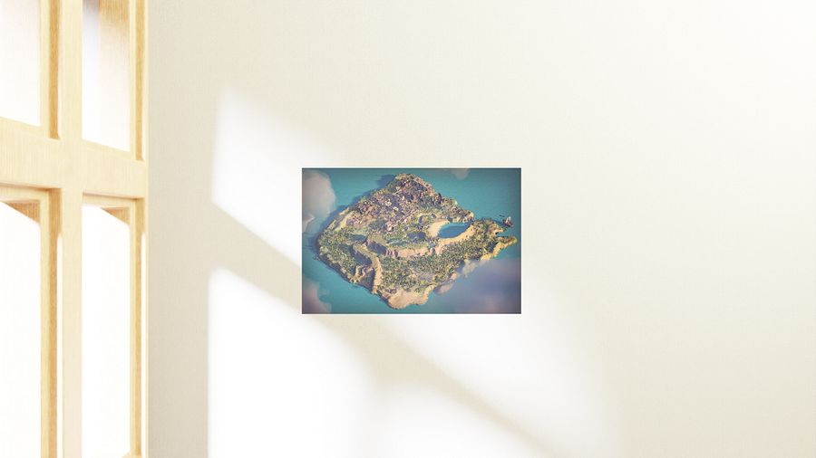 Ape Atoll | Enhanced Matte 3D OSRS Poster product image (4)