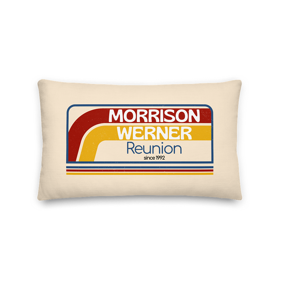 "Retro Stripes" Premium Pillow product image (1)