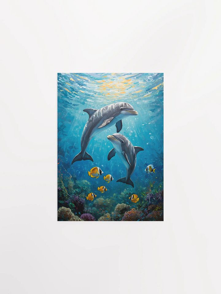 Bottlenose Dolphins: Ocean's Acrobats Poster product image (1)