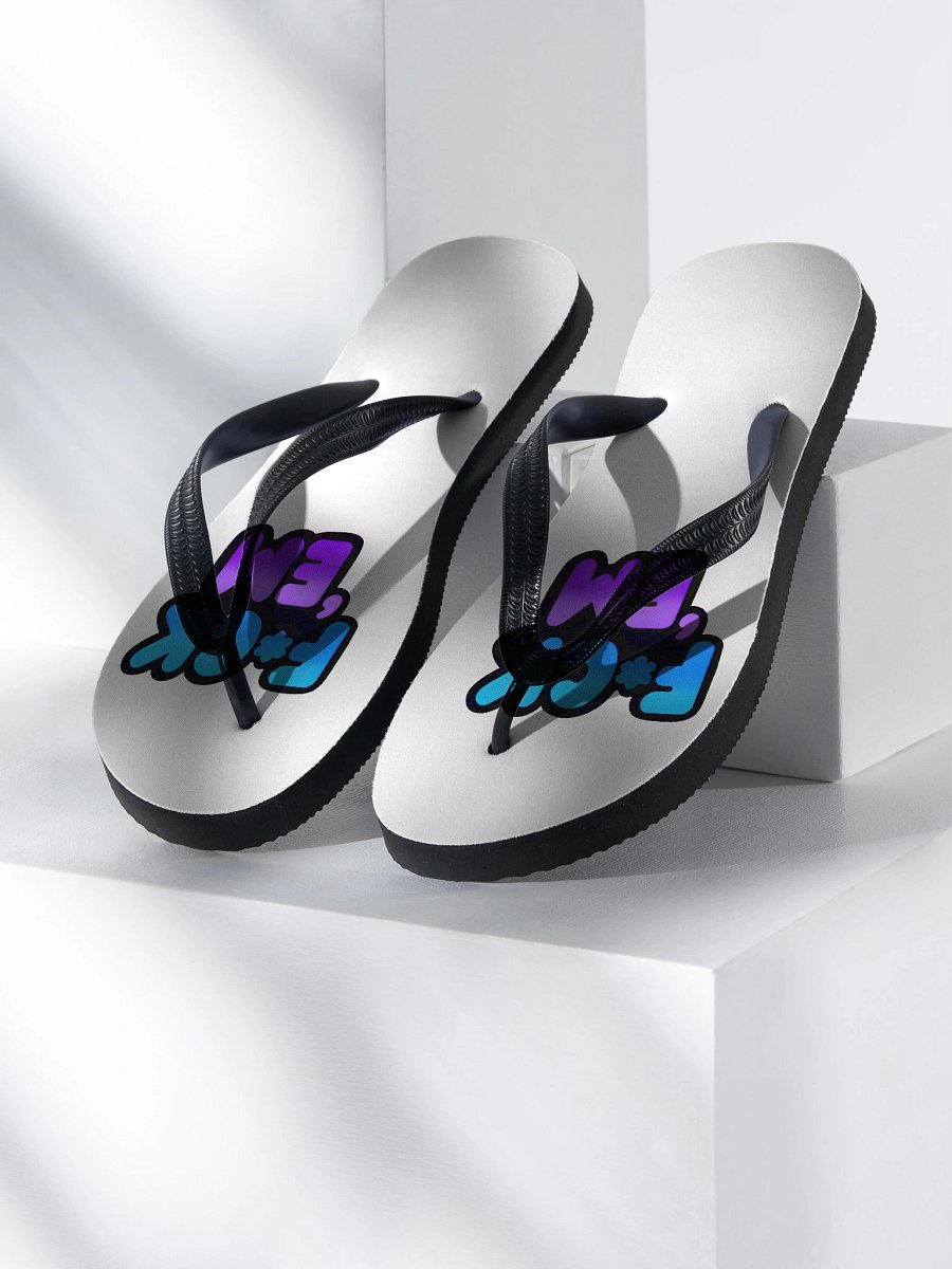 F*ck 'Em Flip Flops product image (1)