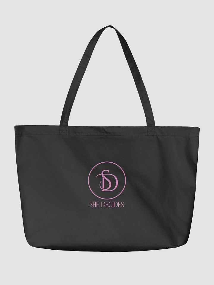 SHE DECIDES Tote (Black/Pink) product image (2)