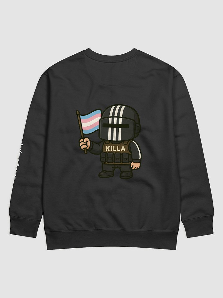 Raid With Pride – Trans Edition Sweatshirt (Black) product image (2)