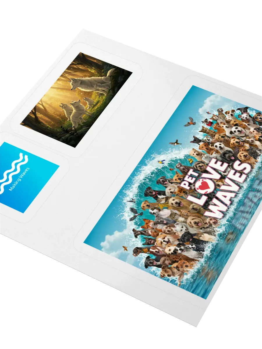 Wild Waves Sticker Pack product image (9)