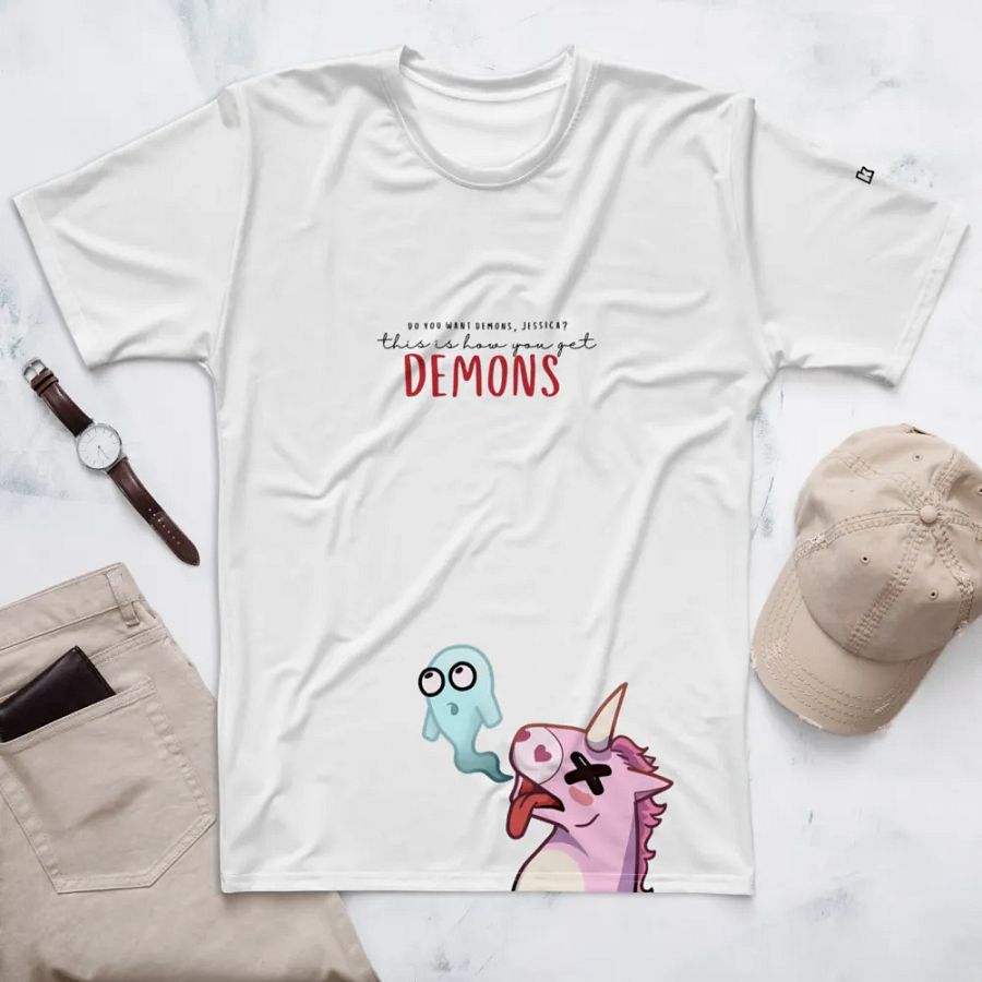 This is How You Get Demons All-Over T-Shirt, Light product image (8)