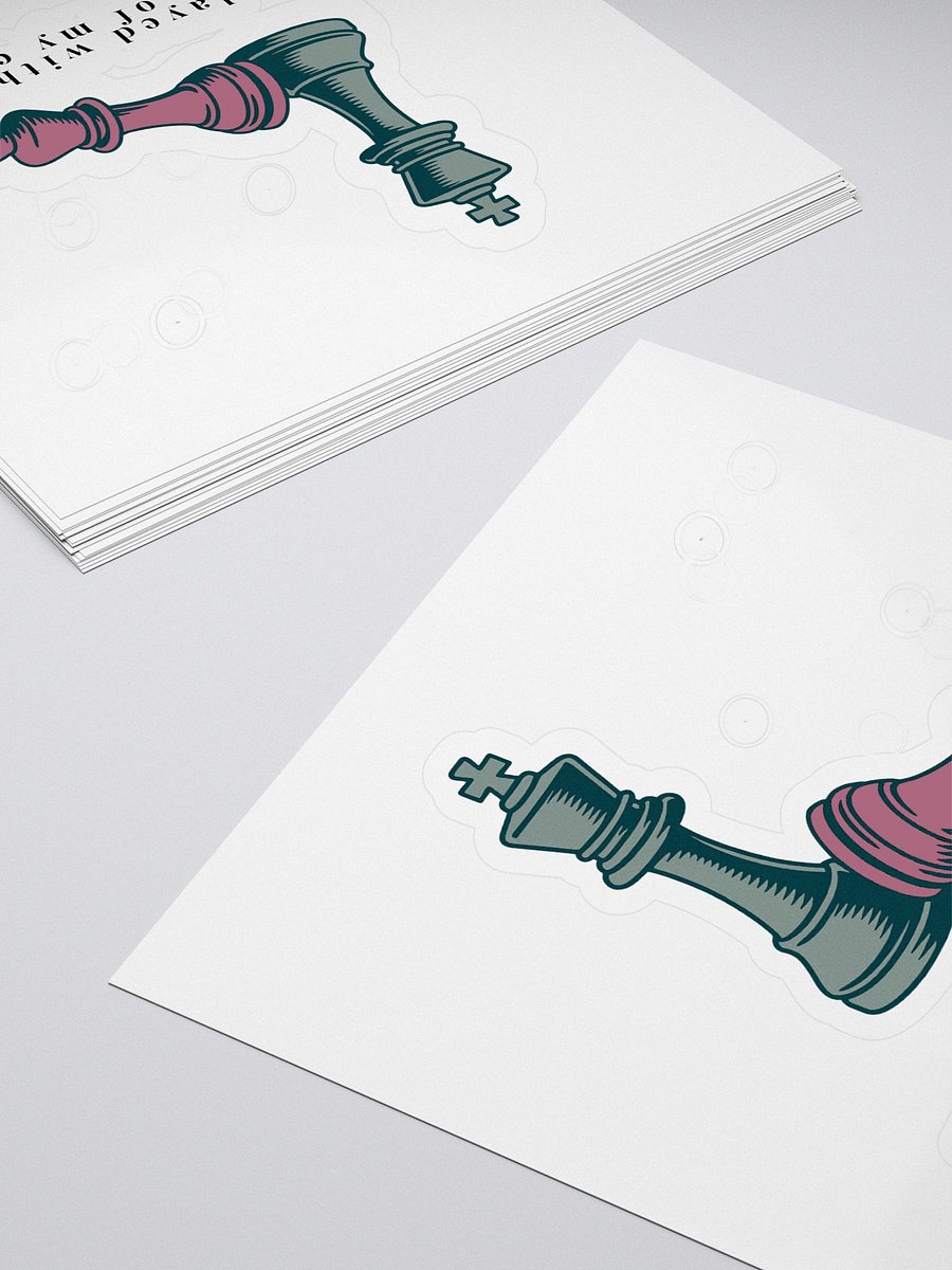 Checkmate Collection: King and Pawn Kiss Cut Stickers product image (4)