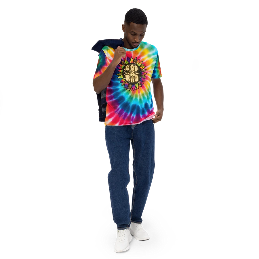 God Is Rad Tie Dye Leopard Sunflower T-Shirt product image (6)