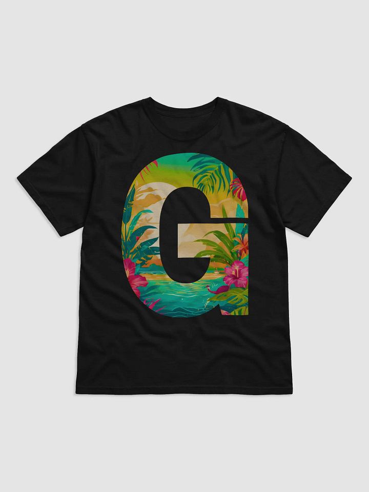 Tropical Sunset Paradise T-Shirt (Letter-G) product image (1)