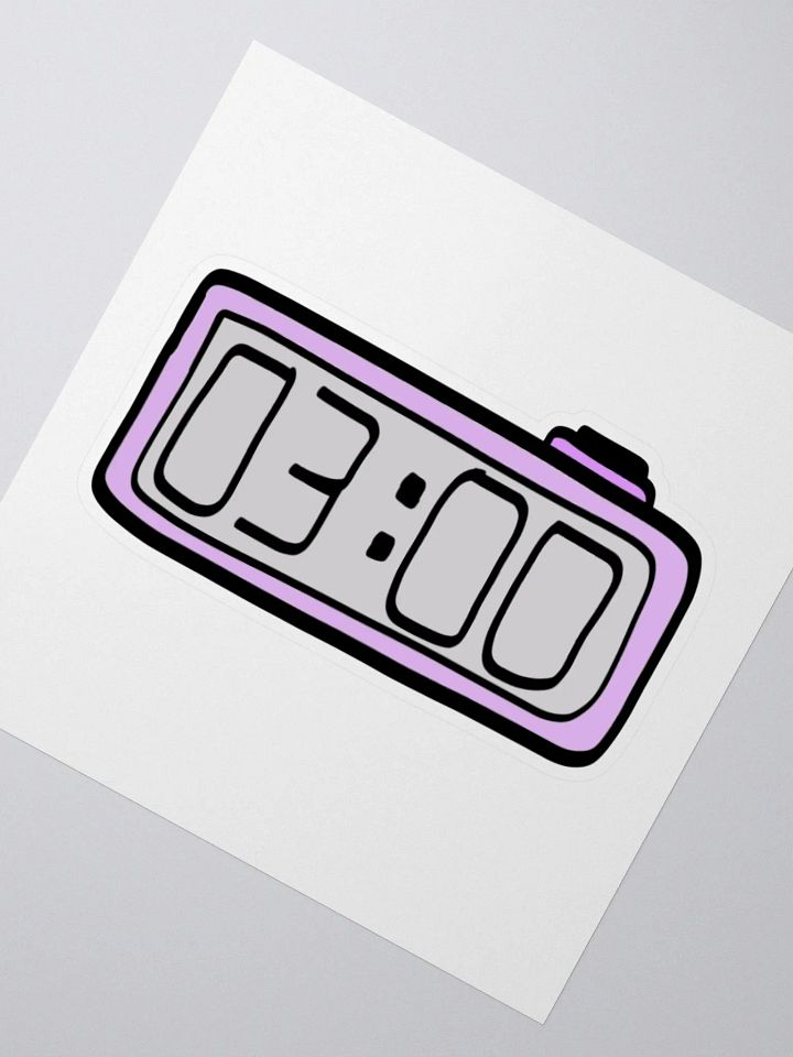 Sticker - 03:00 product image (2)