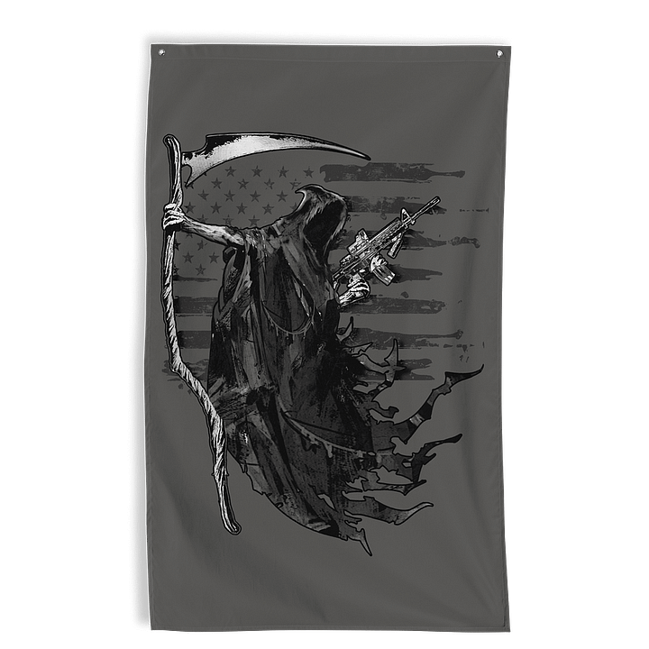 Reaper M4 Wall Flag product image (1)