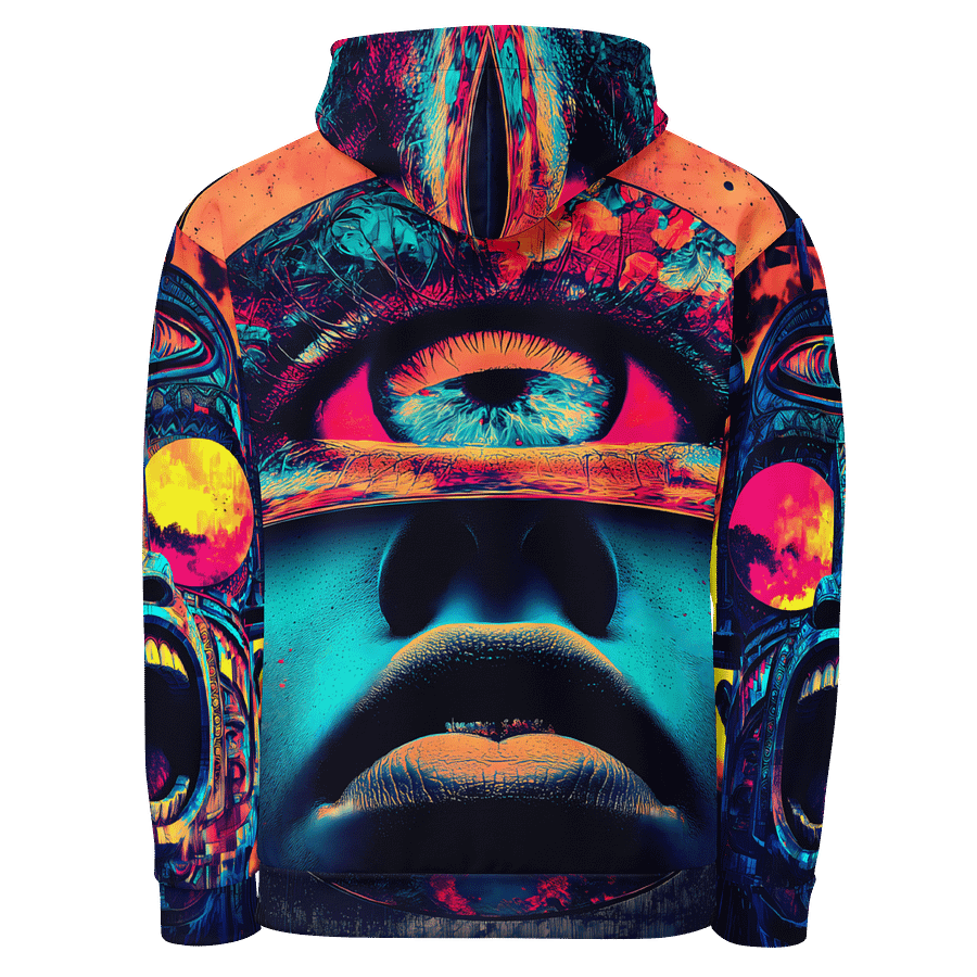 Trippy Micronova Unisex Hoodie product image (3)