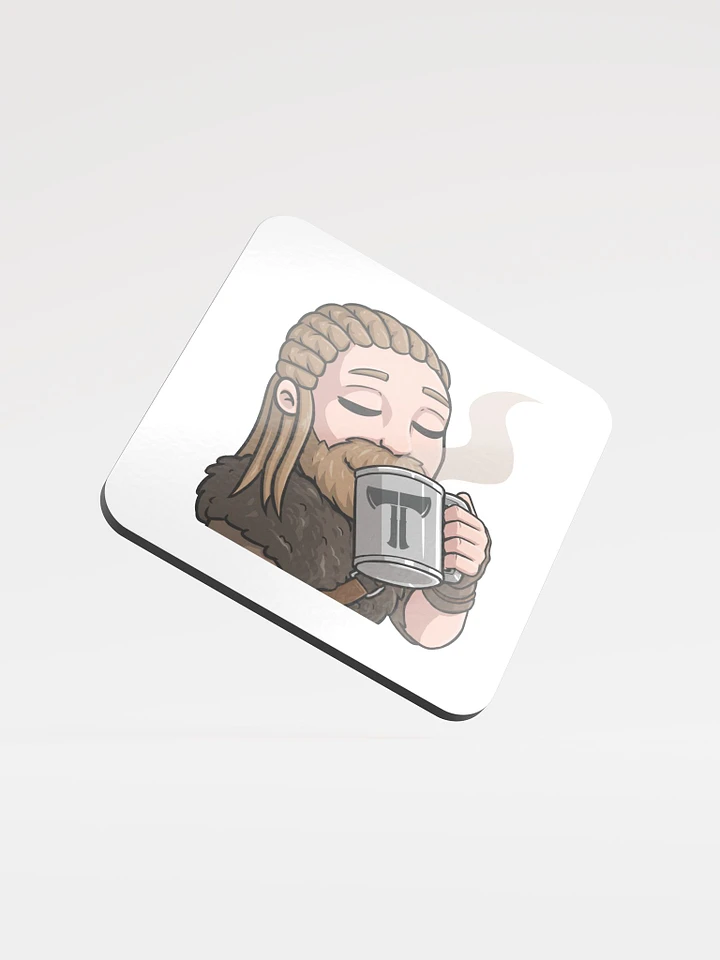 White Coaster - Coffee Emote product image (1)