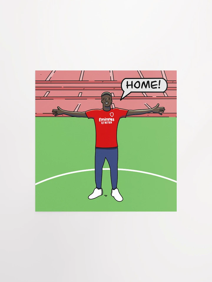 Saka at home on a poster product image (1)